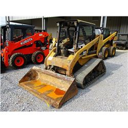 2006 CAT 247B SKID STEER LOADER, VIN/SN:MTL003828 - CRAWLER, BUCKET, CANOPY, METER READING 5,194 HOU