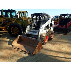 2012 BOCAT S205 SKID STEER LOADER, VIN/SN:A3LJ39526 - WHEELED, BUCKET, CANOPY, METER READING 2,298 H