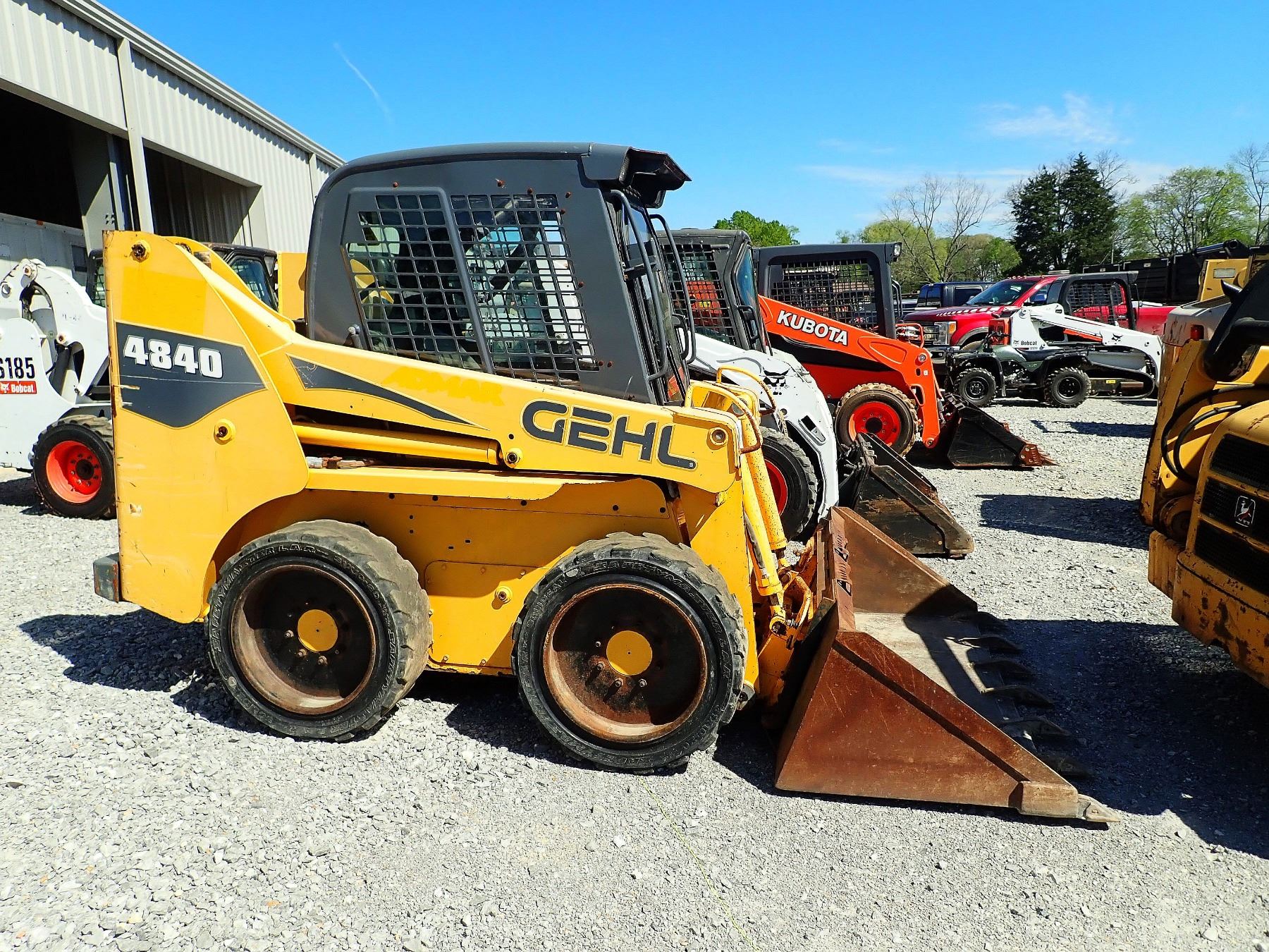 GEHL 4840 SKID STEER LOADER, VIN/SN:406274 - WHEELED, BUCKET, CAB, A/C ...