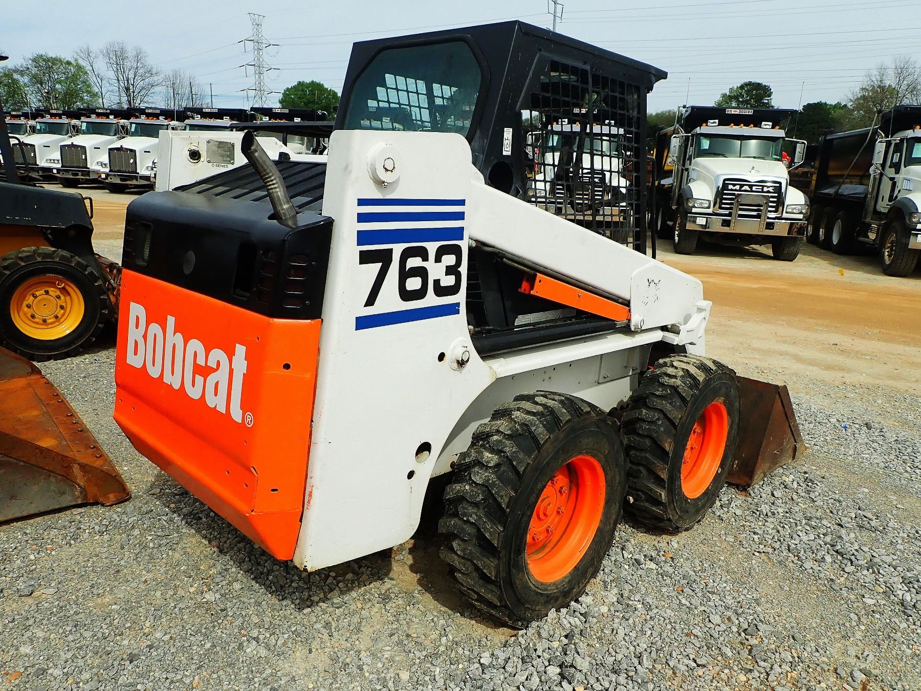 BOBCAT 763 SKID STEER LOADER, VIN/SN51222578 WHEELED, BUCKET, CANOPY