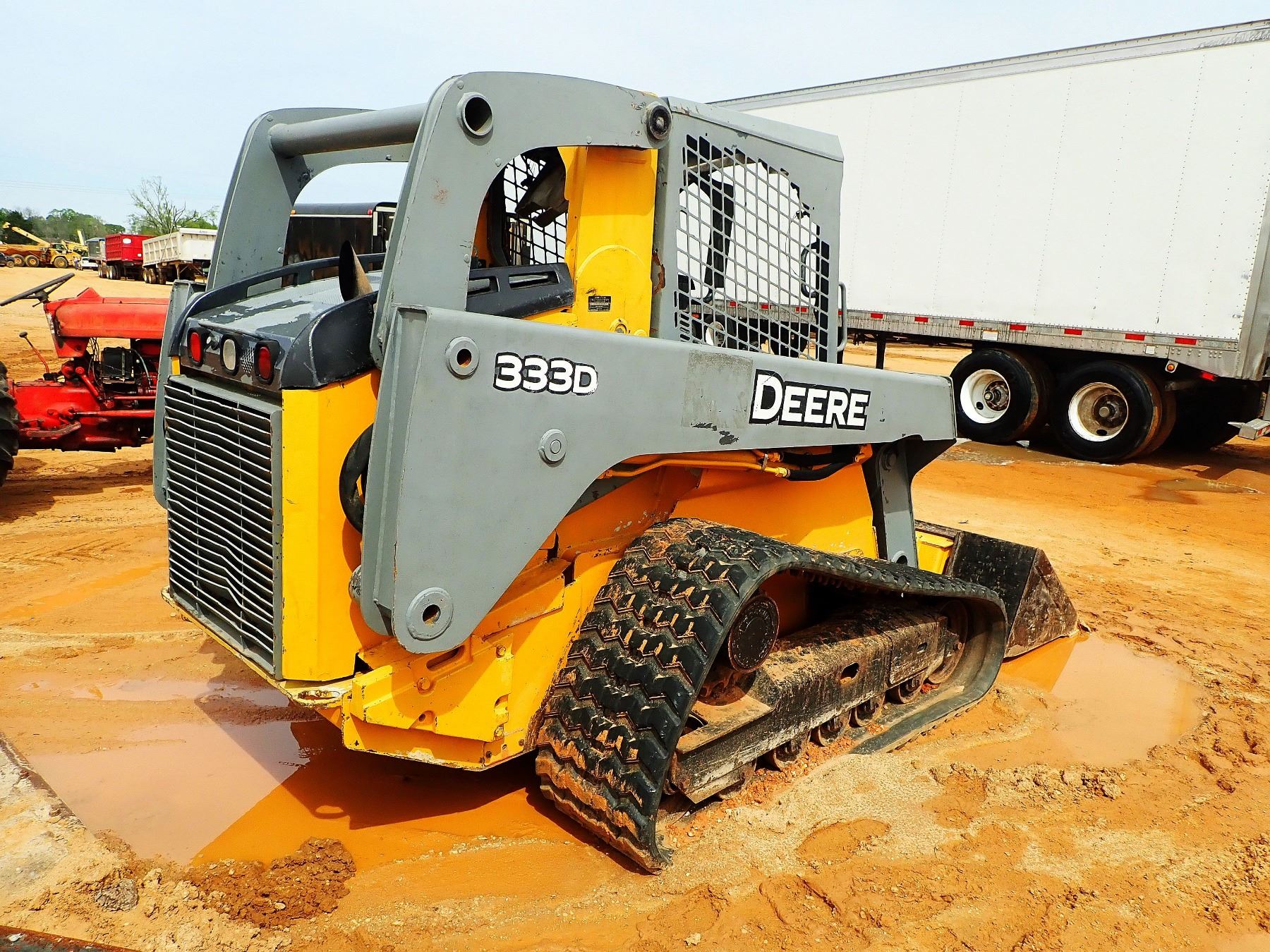 JOHN DEERE 333D SKID STEER LOADER, VIN/SN200535 GP BUCKET, CANOPY