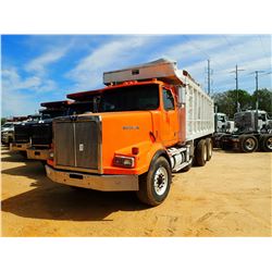 2000 WESTERN STAR DUMP, VIN/SN:2WLPCD2G9YK965647 - TRI-AXLE, C12 CAT DIESEL ENGINE, 8LL TRANS, 46K R
