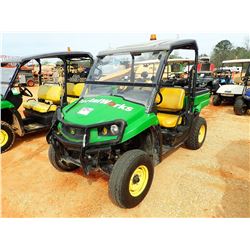 JOHN DEERE XUV550 UTV, VIN/SN:1M0550TBACM016367 - 4X4, 2 SEATER, GAS ENGINE, DUMP BODY, CANOPY, METE