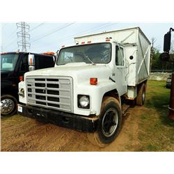 1981 INTERNATIONAL 1754 CHIP TRUCK, VIN/SN:1HTAA1754BHA23977 - AMH-FS13 DUMP BODY, IHC DIESEL ENGINE
