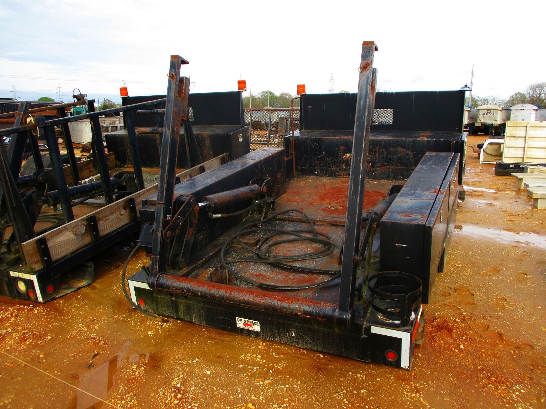 OX BODIES REEL BED W/ HYD LIFT, TOOL BOXES (A1)