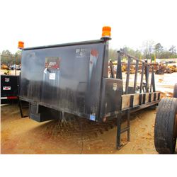 OX BODIES REEL BED W/ HYD LIFT, TOOL BOX (A-1)