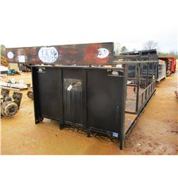 18' TRUCK FLATBED W/PIPE RACK & FOLD DOWN SIDE (A-1)