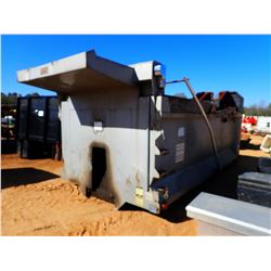 - 16' HARD OX BODY DUMP BED W/ TARP AND HIGH LIFT GATE (PUMP, PTO, AND MOUNTING HINGE IN BED) (A-1)