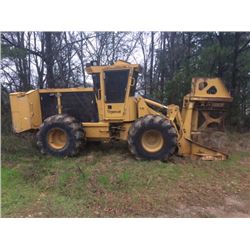2015 TIGERCAT 720G FELLER BUNCHER, VIN/SN:7205684 - 5600 SAW HEAD, CAB, A/C, 28L-26 TIRES, METER REA