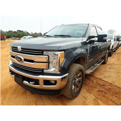 2017 FORD F250 PICK UP, VIN/SN:1FT7W2BT9HED03647 - 4X4, CREW CAB, POWER STROKE DIESEL ENGINE, A/T, F