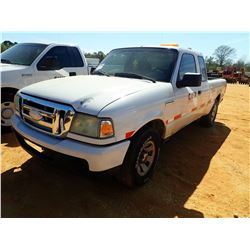 2008 FORD RANGER PICK UP, VIN/SN:1FTYR14U78PA47542 - EXT CAB, GAS ENGINE, A/T, ODOMETER READING 306,