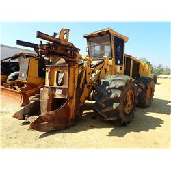 TIGERCAT 718 FELLER BUNCHER, VIN/SN:7180302 - TIGERCAT SAW HEAD, CAB, A/C, METER READING 6,923 HOURS
