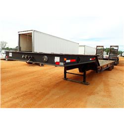 1996 PRO TRAC LOWBOY TRAILER, VIN/SN:TR6524188 - T/A, 35' LENGTH, 8'-6" WIDE, DOVETAIL, RAMPS, 10R/1