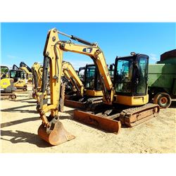 CAT 305E CR MINI EXCAVATOR, VIN/SN:XFA02816 - 5'- 8" STICK, 24" BUCKET, THUMB, AUX HYD, RUBBER TRACK