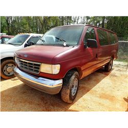 FORD PASSENGER VAN, VIN/SN:1FBJS31H0NHA25000 - GAS ENGINE, A/T, 15 PASSENGER