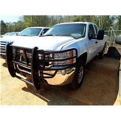2013 CHEVROLET 2500 HD PICKUP, VIN/SN:1GC2KVC63DZ383409 - 4X4, EXTENDED CAB, ODOMETER READING 178,00