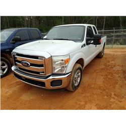 2012 FORD F250, VIN/SN:NM0LS7AN5CT084827 - EXTENDED CAB, GAS ENGINE, A/T, ODOMETER READING 36,745 MI