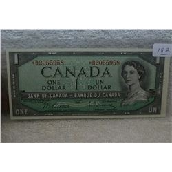 Canada One Dollar Bill (1)