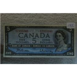 Canada Five Dollar Bill (1)