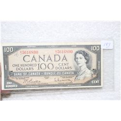 Canada One Hundred Dollar Bill (1)