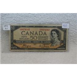 Canada Fifty Dollar Bill (1)