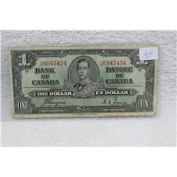 Canada One Dollar Bill (1)