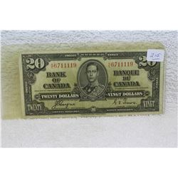 Canada Twenty Dollar Bill (1)