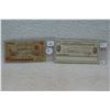 Image 1 : Libya 5 Piastres & Italy 50 Lire