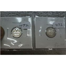 Canada Five Cent Coins (2)