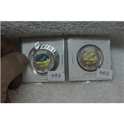 Pair of 2 Dollars