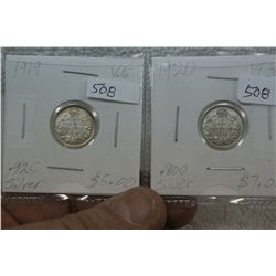 Canada Five Cent Coins (2)