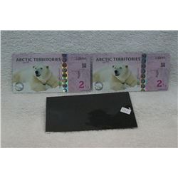 Artic Territories 2 1/2 Dollar Bank Notes