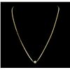 Image 1 : 0.50 ctw Diamond Necklace - 14KT Yellow Gold