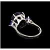 Image 3 : 11.71 ctw Multi Gemstone Ring - 14KT White Gold