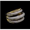 Image 1 : 1.74 ctw Diamond Ring - 14KT Two-Tone Gold