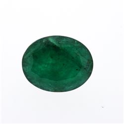 7.77 ct. One Oval Cut Natural Emerald