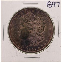 1897 $1 Morgan Silver Dollar Coin Nice Color