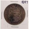 Image 1 : 1897 $1 Morgan Silver Dollar Coin Nice Color