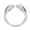 Image 2 : 0.18 ctw Diamond Ring - 18KT White Gold