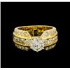 Image 2 : 2.38 ctw Diamond Ring - 18KT Yellow Gold