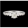 Image 2 : 1.12 ctw Diamond Ring - 14KT White Gold