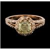 Image 2 : 2.43 ctw Diamond Ring - 14KT Rose Gold