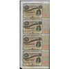 Image 1 : Uncut Sheet of (4) State of Louisiana Baby Bond Obsolete Notes