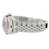 Image 5 : Rolex Ladies Stainless Steel Diamond Lugs & Ruby Datejust Wristwatch