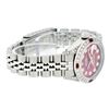 Image 6 : Rolex Ladies Stainless Steel Diamond Lugs & Ruby Datejust Wristwatch