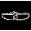 Image 1 : 3.48 ctw Diamond Bracelet - 14KT White Gold