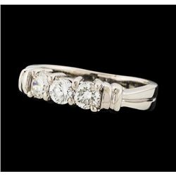 1.00 ctw Diamond Ring - 14KT White Gold