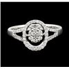 Image 2 : 0.30 ctw Diamond Ring - 14KT White Gold