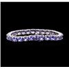 Image 2 : 27.02 ctw Tanzanite Bracelet - 14KT White Gold