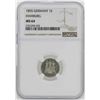 Image 1 : 1855 Germany Hamburg Schilling Coin NGC MS64